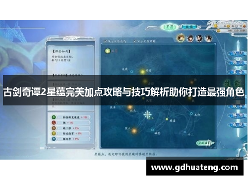 古剑奇谭2星蕴完美加点攻略与技巧解析助你打造最强角色
